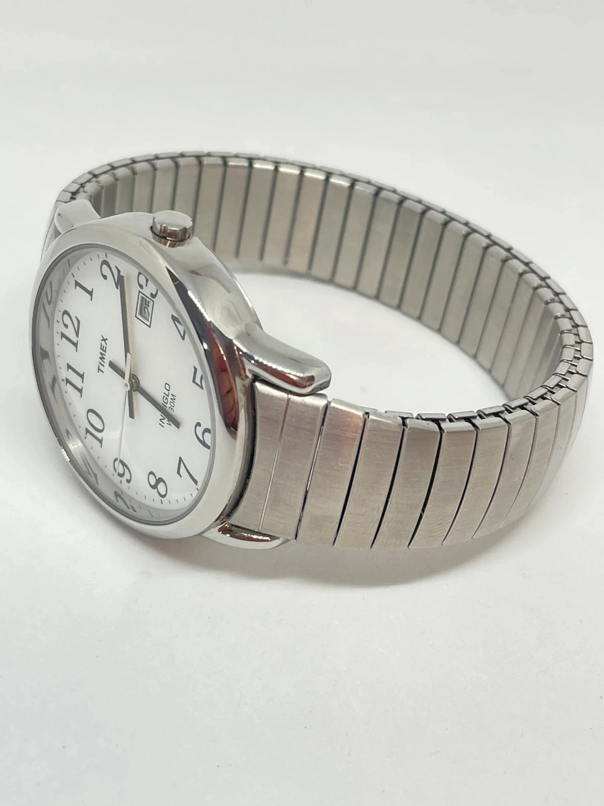 Reloj TIMEX Indigo, original nuevo con caja | Acero inoxidable, luz nocturna, modelo WR 30M – photo 10